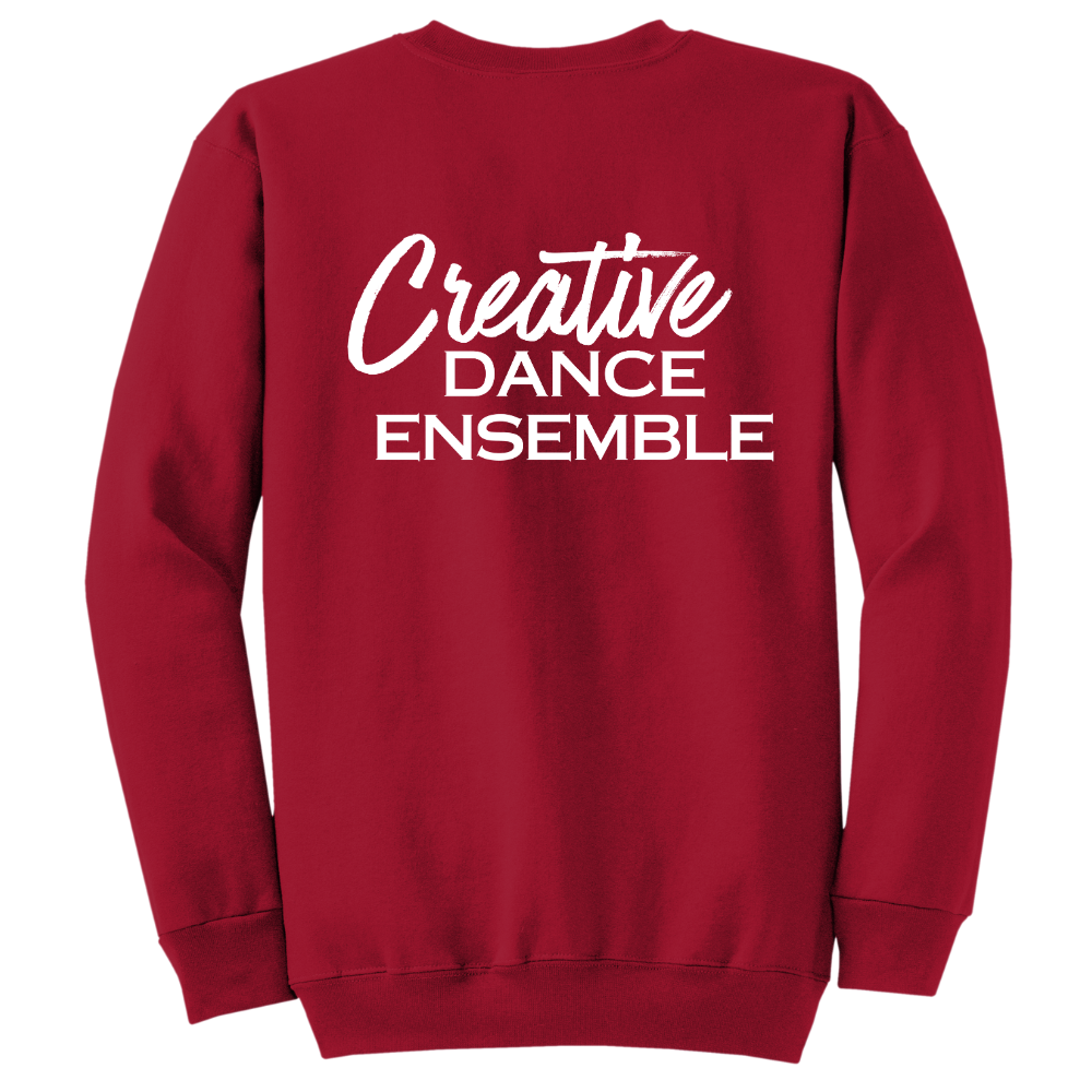 CREATIVE DANCE ENSEMBLE - Sweatshirt (Red)